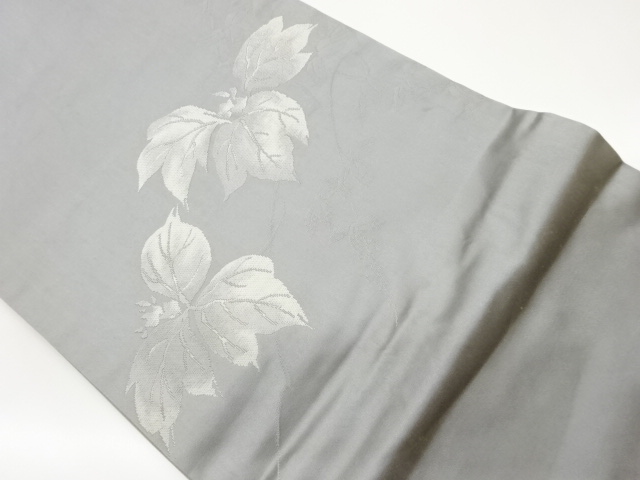 JAPANESE HIRAKI NAGOYA OBI / WOVEN  IVY LEAVES